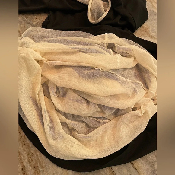 Vintage JOHNNY WAS Black Dress Large - Picture 6 of 9